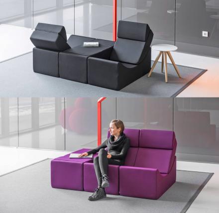 Moon Chaise Lounge Lets You Create Many Different Arrangements
