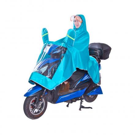 This Moped Poncho Raincoat Keeps You Dry While Driving Your Scooter In The Rain