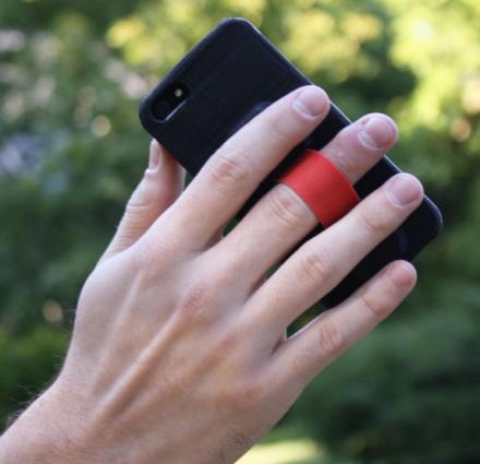 Neverdrop: iPhone Case With a Finger Strap On The Back