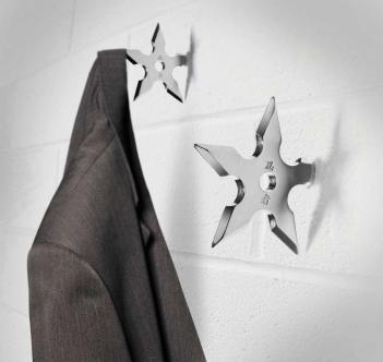 Ninja Star Coat Hanger