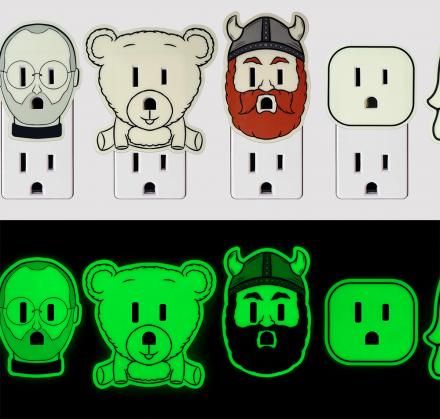Outlights: Decals That Make Your Power Outlets Glow-in-the-Dark