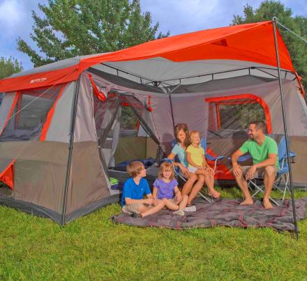 This Giant 3-Room Camping Tent Is Like an Outdoor Hotel Suite