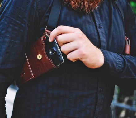 Phonster Is A Holster For Your Phone or Wallet Similar To A Detective