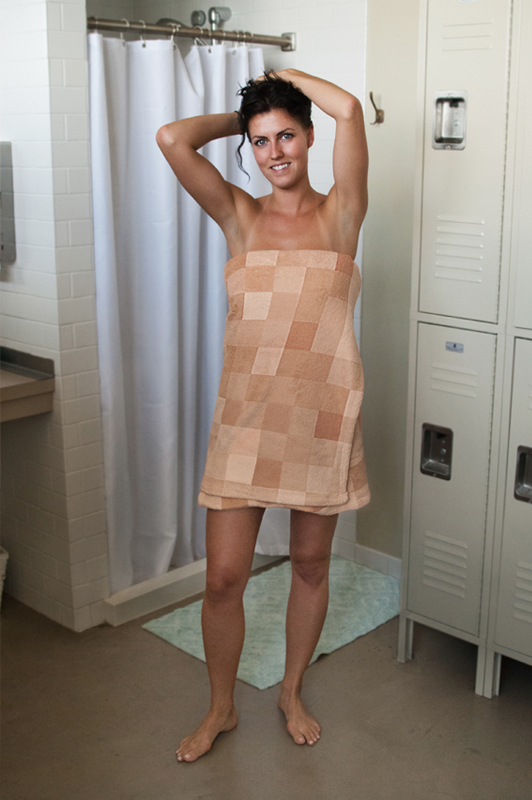 Censorship Towel - Pixelated Bath Towel