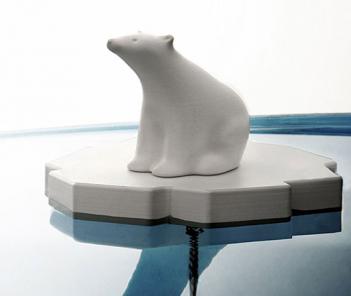 Polar Bear Drain Stopper