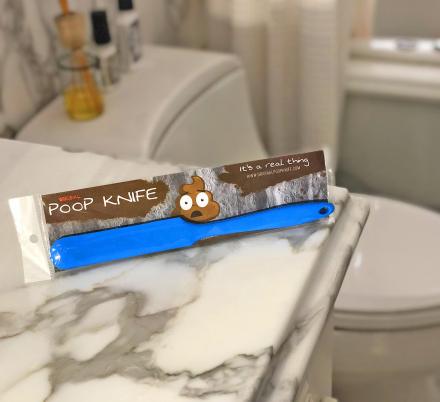 There's Now a Poop Knife That'll Help You Get Your Poo Down The Toilet