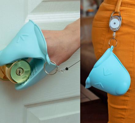 Would You Wear a Portable Retractable Safety Mitt To Help You Not Touch Anything?