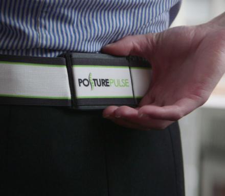 Posture Pulse Is A Posture Sensor Worn On Your Waist