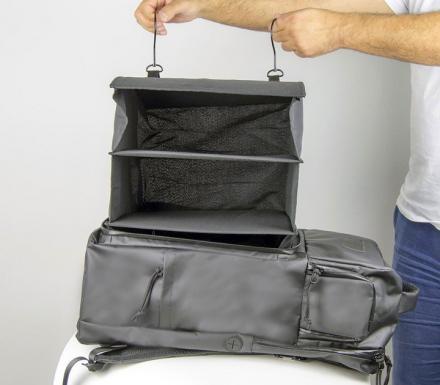 Progo Smart Travel Backpack With Integrated Removable Shelf