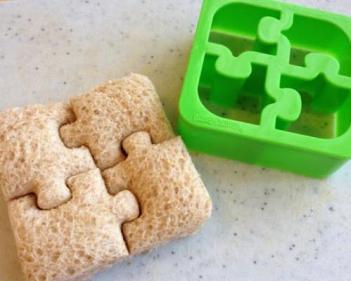 Puzzle Shaped Sandwich Cutter
