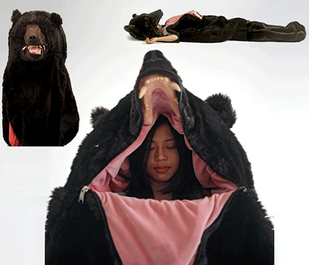 Realistic Bear Sleeping Bag