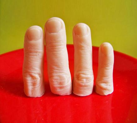 Realistic Severed Finger Soap Bars