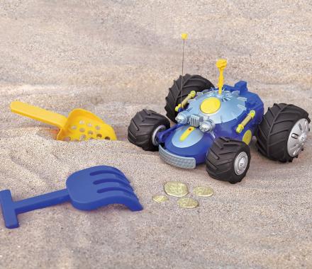 Remote Controlled Metal Detector Car For Lazy Treasure Hunting