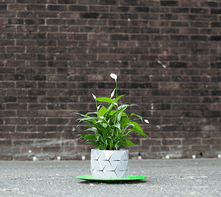 This Incredible Shape-Shifting Origami Planter Grows With Your Plant Over Time