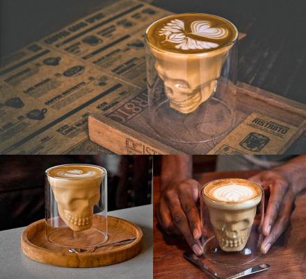 These Skull Shaped Drinking Glasses Will Make For The Ultimate Halloween Cocktail