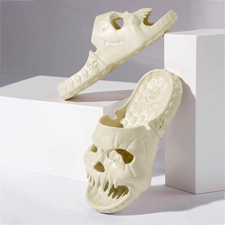 There Are Now Skull Shaped Slide Sandals, and We Need Them Immediately