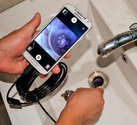This Smart Phone Endoscope Lets You See Down Drains and Inside Vents