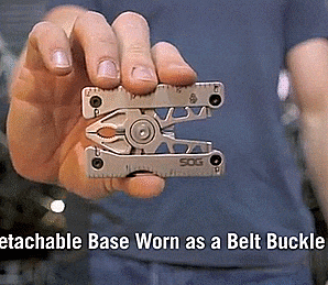 This Brilliant Belt Buckle Doubles as a Leatherman-Like Multi-Tool and Pliers