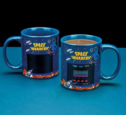 Space Invaders Heat Changing Mug Turns On Game With Hot Liquid