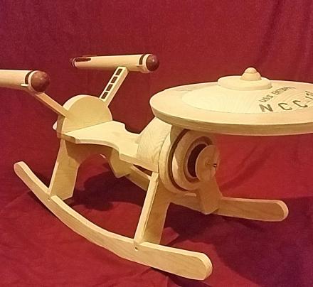 Star Trek Enterprise Child Rocking Horse