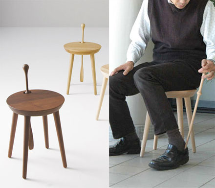 Step Step: A Stool With A Shoehorn In It