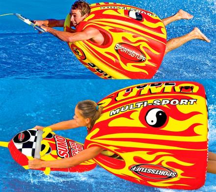 Sumo Tube: A Wearable Inflatable Tube Lets You Body Surf and Ride Waves