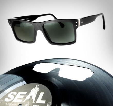 Sunglasses Made From Old Records