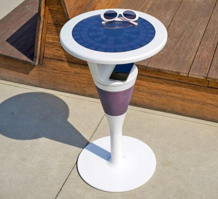 SunTable Is a 3-in-1 Solar Powered Table With an Integrated Speaker and Wireless Charger