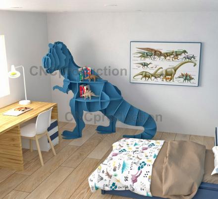 This Giant 3D T-Rex Kids Shelf Is Perfect For Any Dino Loving Kid's Bedroom