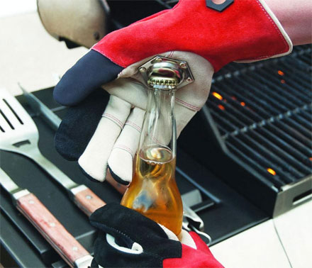 Tailgating Gloves With a Bottle Opener On The Palm