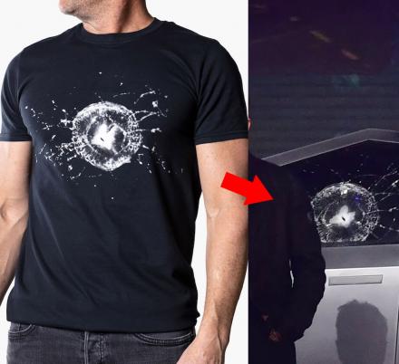 Tesla Is Now Selling a T-Shirt Made To Look Like The Cracked Cybertruck Window