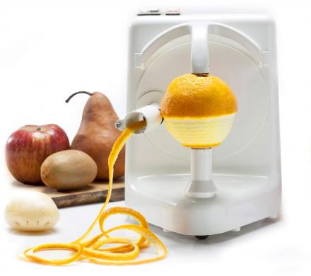 The Pelamatic Orange Peeler Pro Perfectly Peels The Skin From Fruit