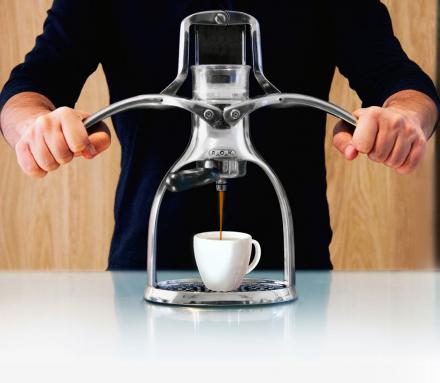 The ROK Manual Espresso Maker Uses No Electricity At All