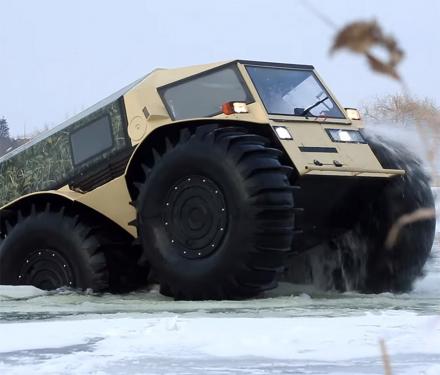 The Sherp: A Russian All-Terrain Vehicle That's Pretty Much Unstoppable