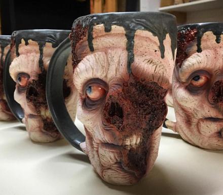 The Slow Joe Zombie Mugs are Amazingly Realistic Zombie Coffee Mugs