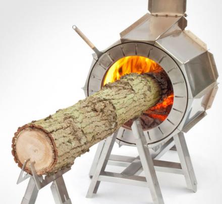 The Spruce Stove Lets You Burn an Entire Tree