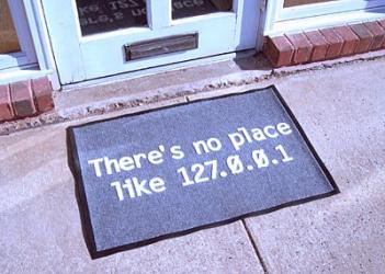 Theres No Place Like 127.0.0.1 Doormat