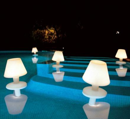 These Floating Lamps Drift Through Your Pool To Illuminate The Water