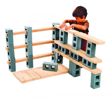 These Foam Cinder Blocks and Planks Lets Your Kids Create Awesome Structures