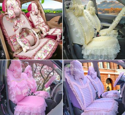 These Girly Decorative Seat Covers Will Prevent Your Teens From Borrowing Your Car