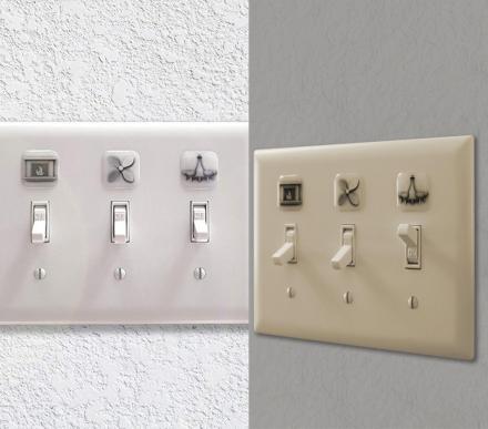 These Light Switch Labels Help Identify What Switch Is For What