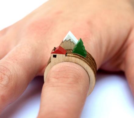 These Stackable Rings Let You Create Different Landscapes On Your Finger