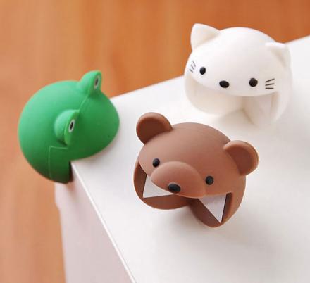 These Animal Shaped Table Corner Protectors Look Like They're Eating The Table