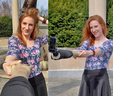 This Fake Arm Selfie Stick Makes It Look Like You Have Friends