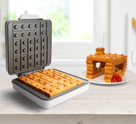 This Building Block Waffle Maker Lets You Play With Your Breakfast Like They're Legos