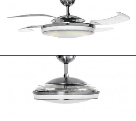 This Ceiling Fan Has Retractable Blades When Not In Use