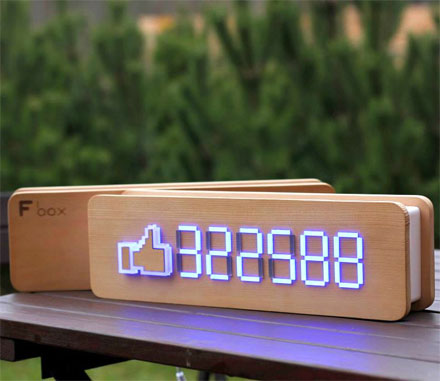 This Device Allows Businesses To Show Off Their Facebook Like Counts In Real Time