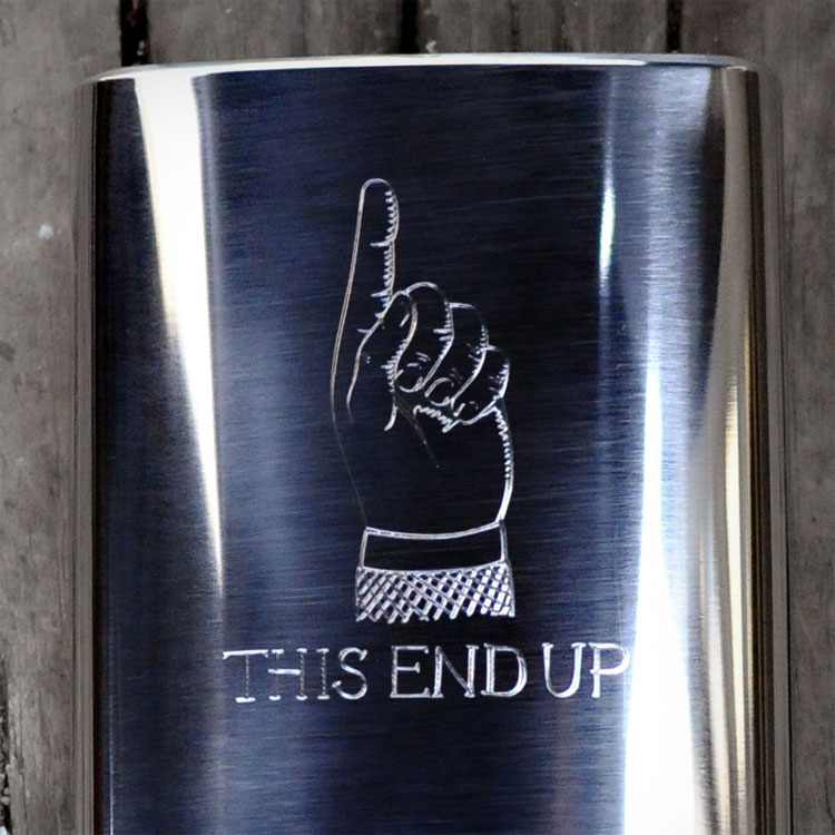 This End Up Flask