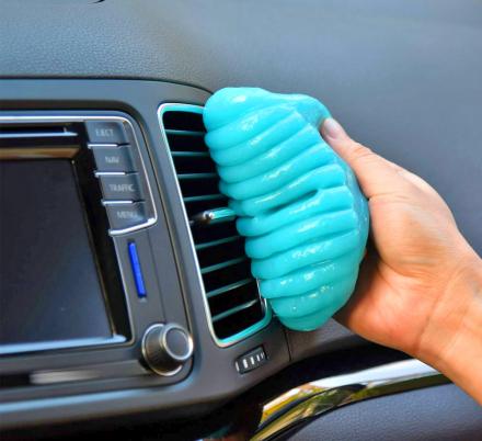 This Slime Will Clean All Of The Hard To Reach Dust In Your Car and Office