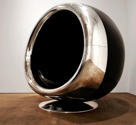 This Giant Chair Is Made From a Recycled 737 Jet Engine